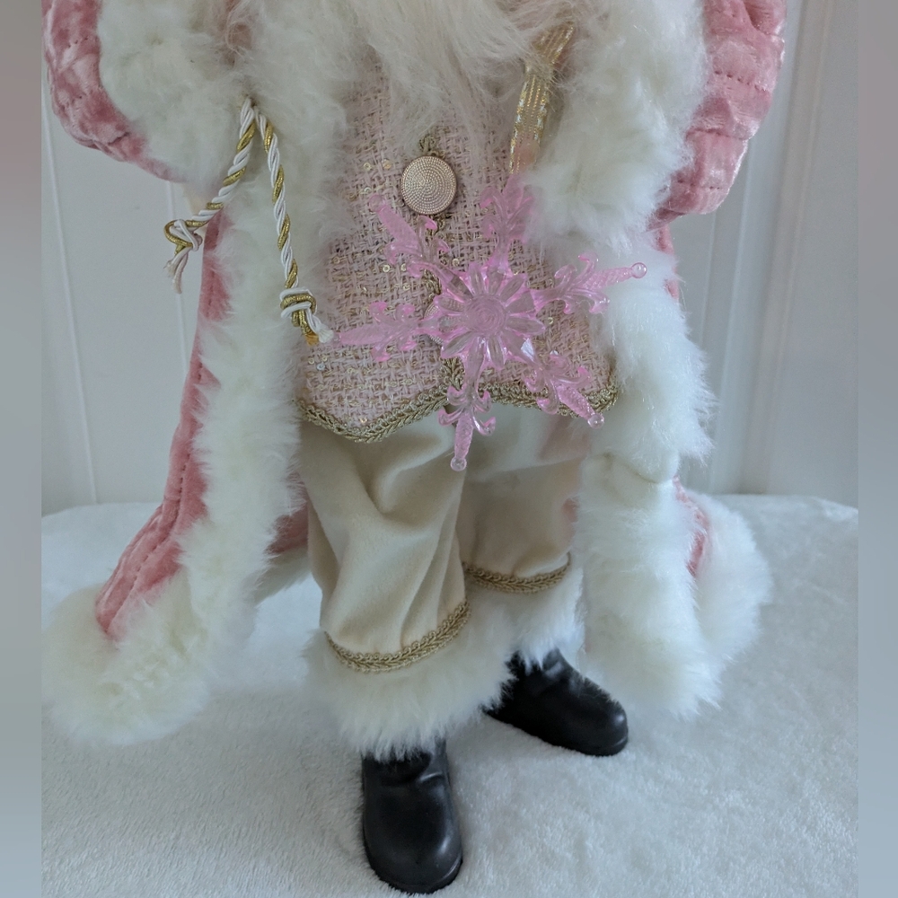 NWT Pink Santa Claus Figurine - Picture 4 of 9